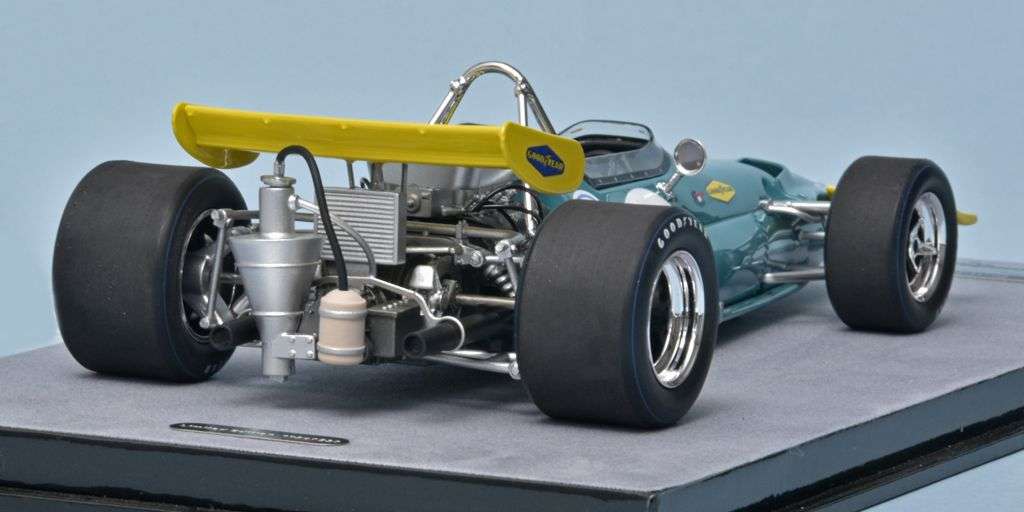 118 Tecnomodel Brabham Ford BT33 GP Monaco 1970 Jack Brabham achter compressed