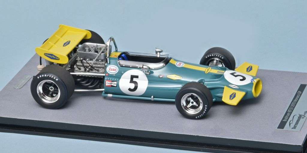 118 Tecnomodel Brabham Ford BT33 GP Monaco 1970 Jack Brabham compressed