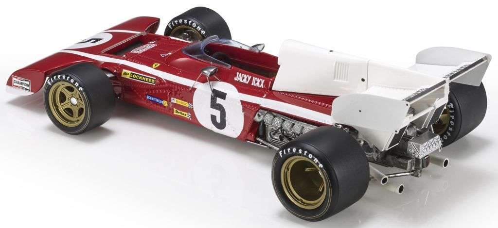 118 GP Replicas Ferrari 312 1968 Ickx achter