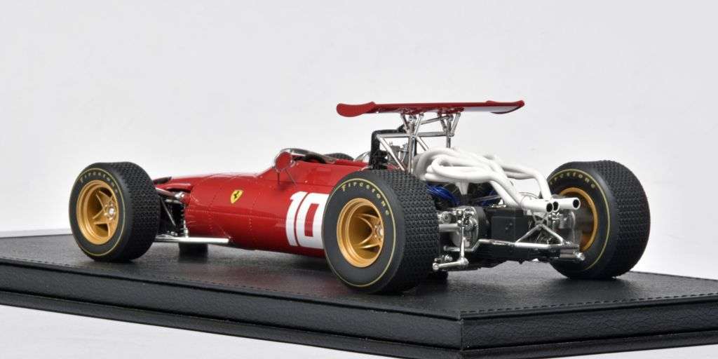 118 GP Replicas Ferrari 312 GP Nederland 1968 Ickx achter