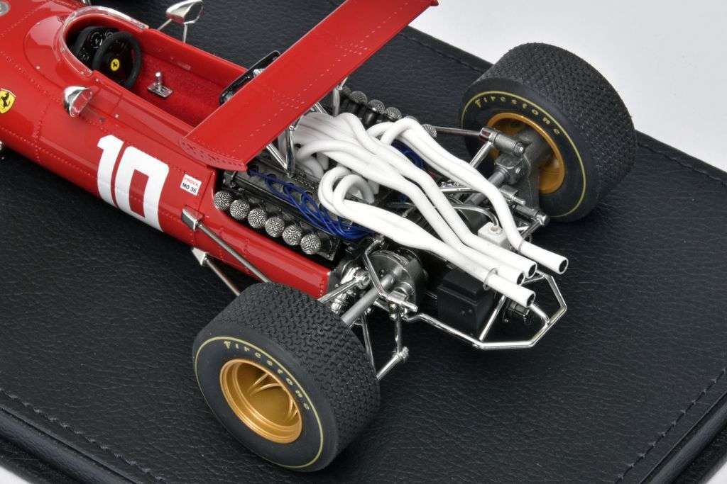 118 GP Replicas Ferrari 312 GP Nederland 1968 Ickx motor