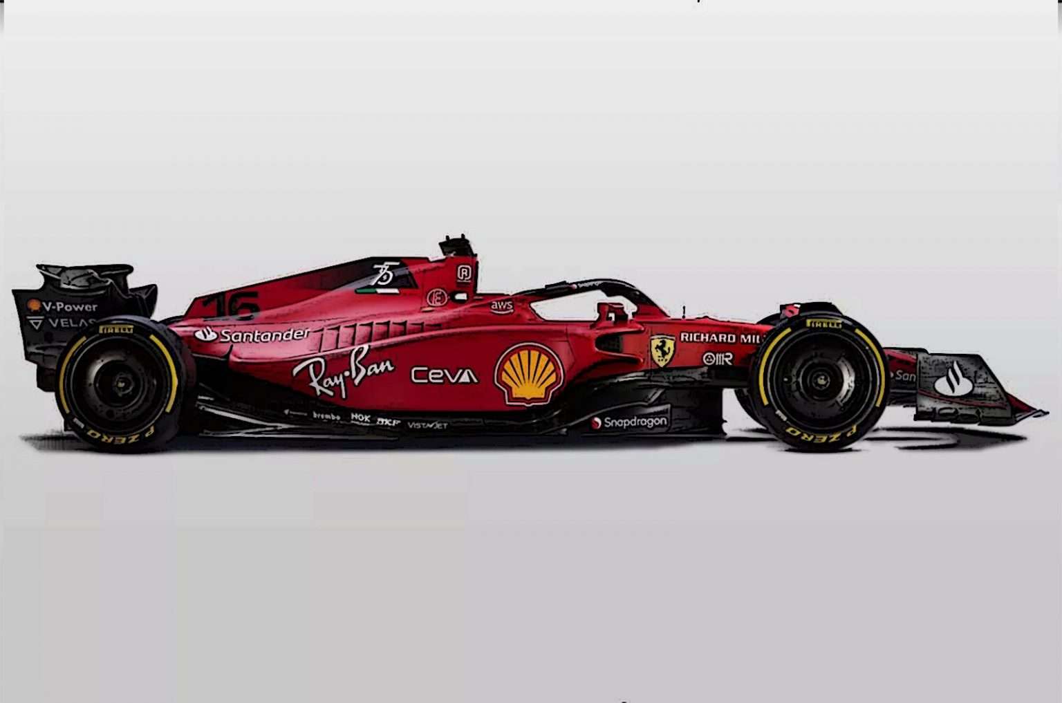 Actuele Ferrari SF 75 - NAMAC en Auto in Miniatuur - NAMAC en AIM