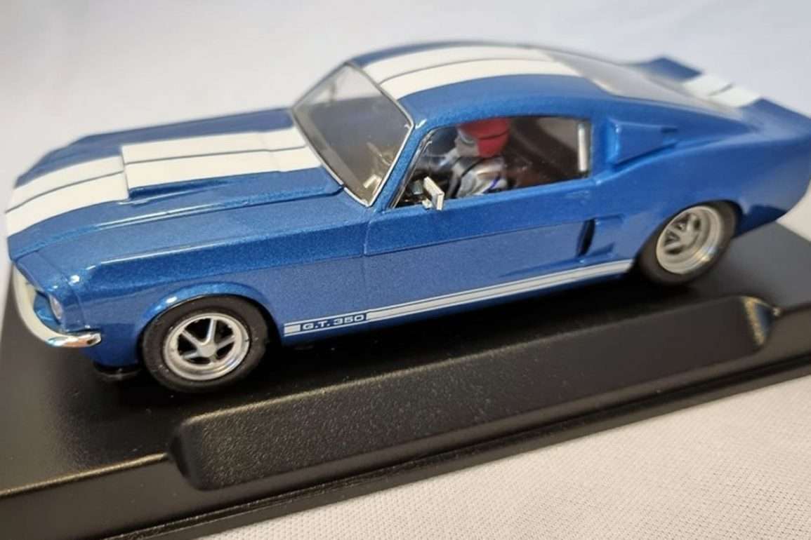 Thunderslot Mustang GT 350 Bleu Acapulco 1967