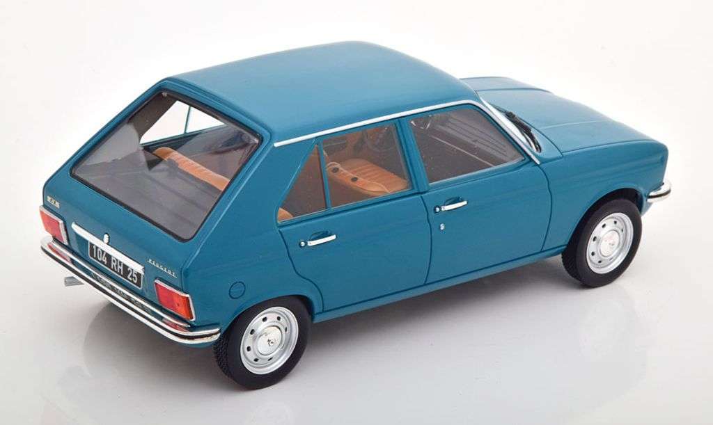 118 Norev Peugeot 104 GL 1977 blauw achter