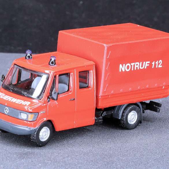 187 Brekina Mercedes Benz T1 L407D Brandweer