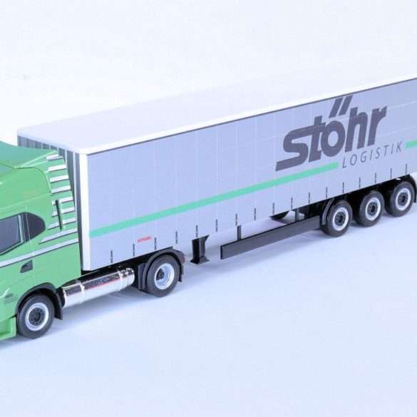 187 Herpa Iveco S way LNG met 15m Schuifzeiloplegger