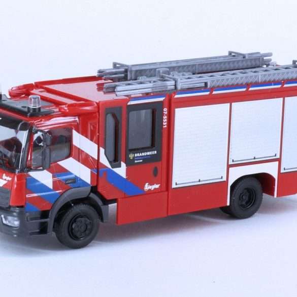 187 Herpa Mercedes Benz Atego Ziegler Z cab Brandweer Zevenaar
