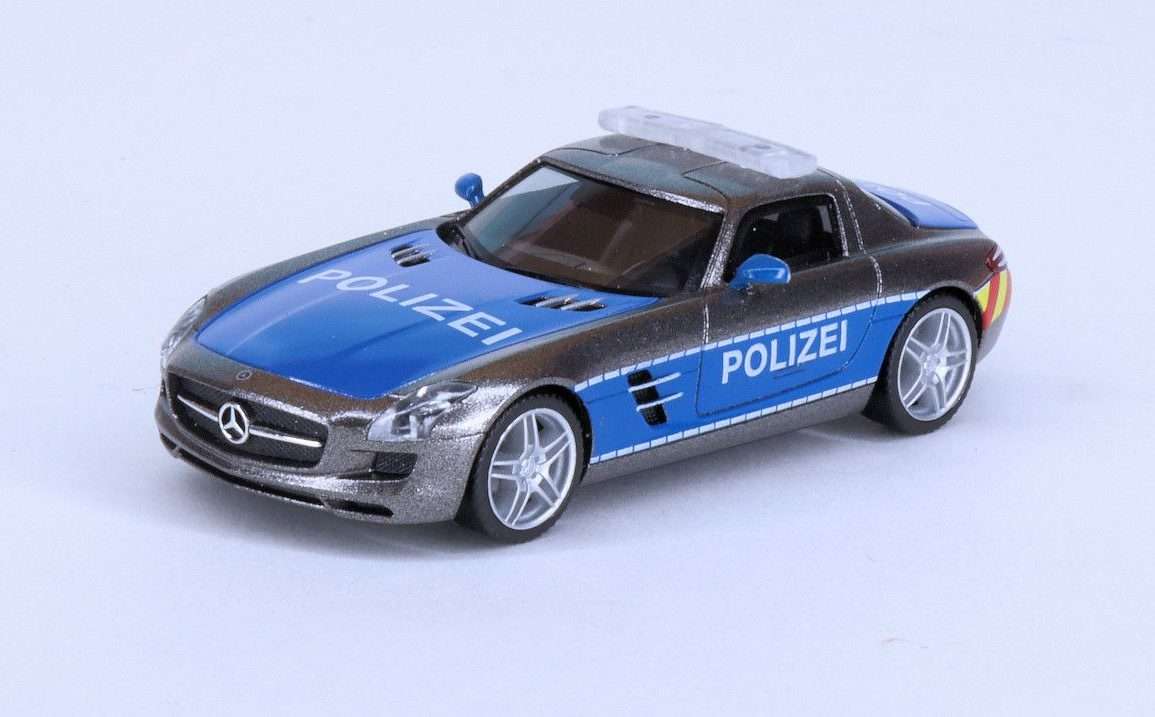 187 Herpa Mercedes Benz SLS AMG Polizei