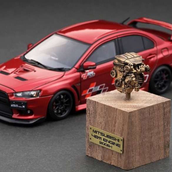 43IgnitionModel Mitsubishi LancerEvoX RedMet Ralliart IG2568 1