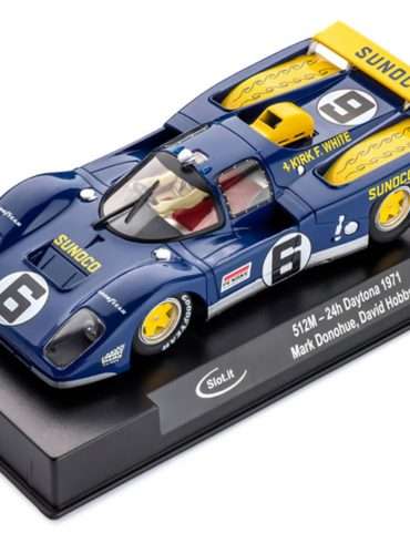 Blauwe Ferrari 512M 6 SLOT