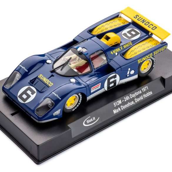 Blauwe Ferrari 512M 6 SLOT