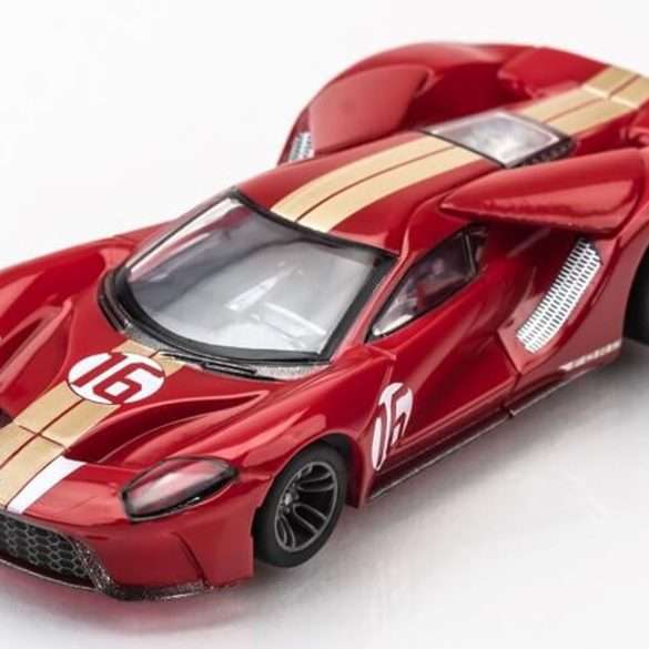 Ford GT heritage red HO slot car 4