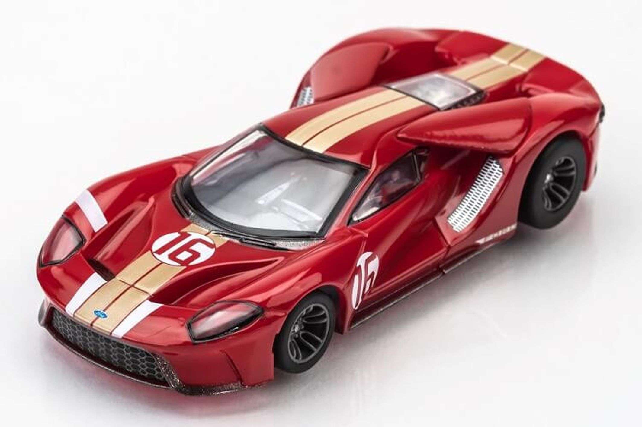 Ford GT heritage red HO slot car 4