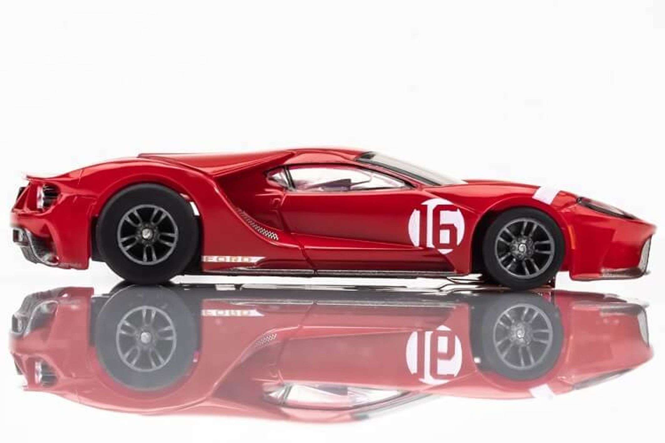 Ford GT heritage red HO slot car 5