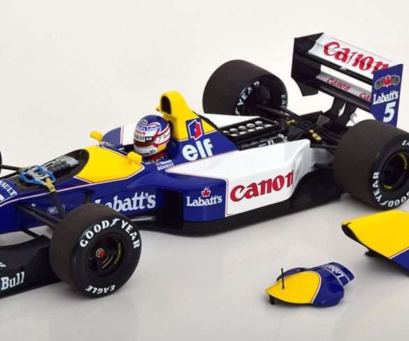 18minic Williams Renault FW14B 1992 Mansell wereldkampioen 1