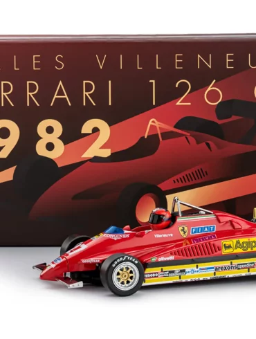 PCW01 Ferrari 126 C2 1982 Gilles Villeneuve 02 cofanetto