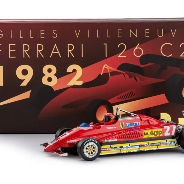 PCW01 Ferrari 126 C2 1982 Gilles Villeneuve 02 cofanetto