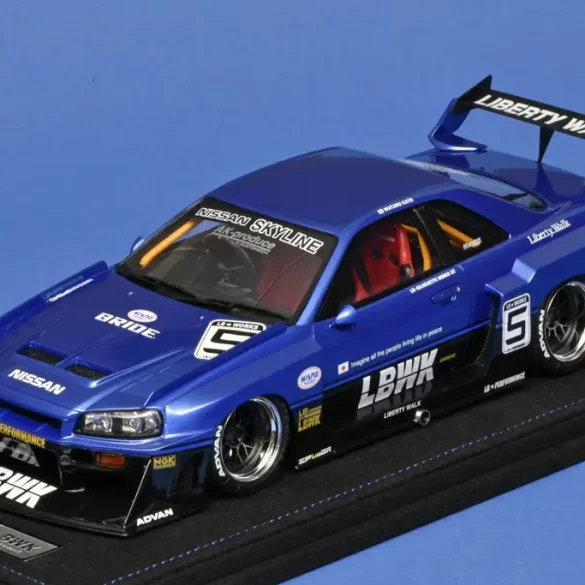 18Inno Models Nissan Skyline LBWK R34 Super Silhouette 1