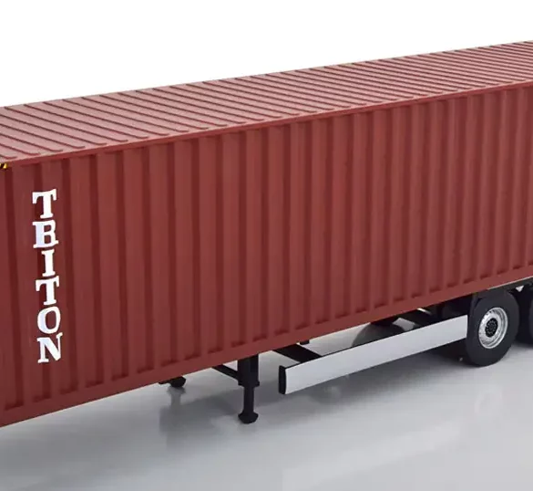 24solido drie as sige container oplegger Triton