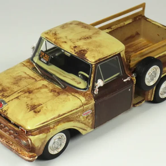 43Goldvarg Ford F 100 stepside weathered GC033A (1)