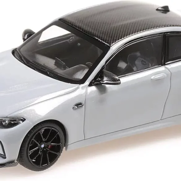 43Minichamps BMW M2 CS 2020 zilver 410021027 (1)