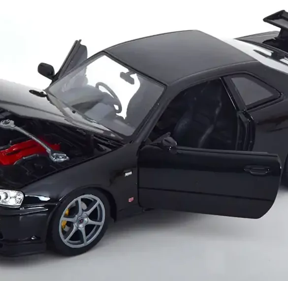 124 Welly Nissan Skyline GT R R34 open