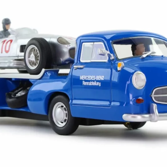 Avant Slot Rennabteilung truck et W196R Silver Arrow 800x450