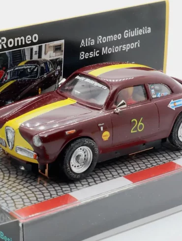 alfa romeo sprint dunkelbraun gelb besic motorsport 1 64