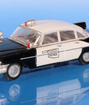 INT.Oxford Diecast 87.Plymouth Savoy Oklahoma Highway Patrol