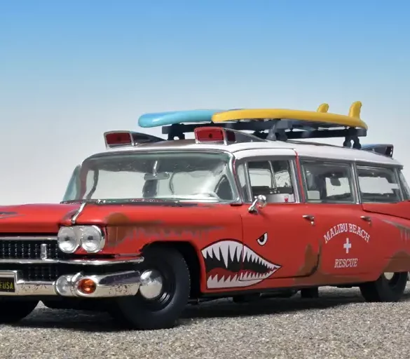 18AW Cadillac Eldorado Ambulance Surf Shark 1959 1