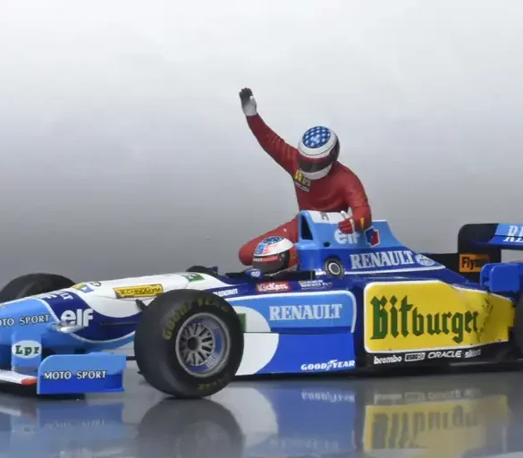 18minic Benetton F1 Schumacher + Alesi 1