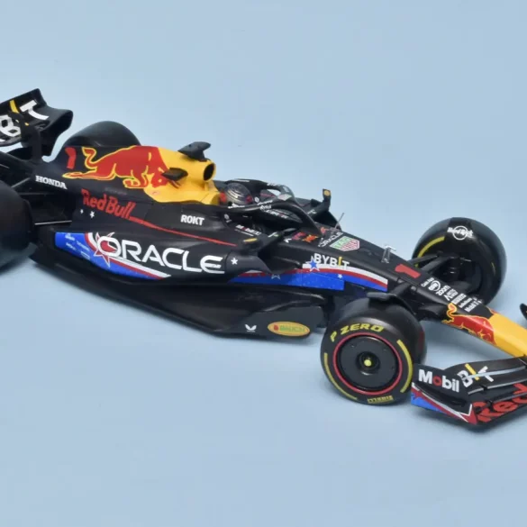18Bburago RedBull RB19 Austin 2023 Verstappen 1