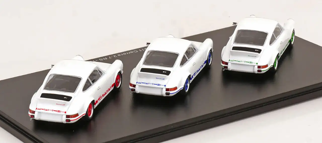 43Schuco Pro.R Porsche 911 Carrera 2.7 RS set 1973 2