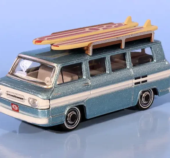 INT.Oxford Diecast 87.Chevy Corvair Greenbrier Passenger Wagon (1961)(1)