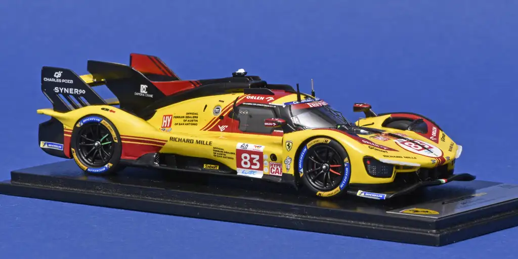 43Looksmart Ferrari 499P LM 2024 Kubica+Ye+Shwartzman 1