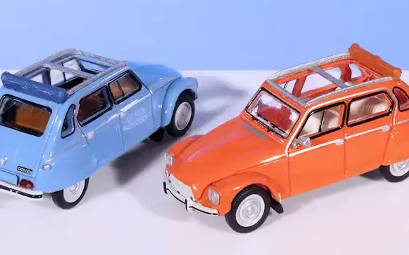 INT.Brekina 87.Citroën Dyane open