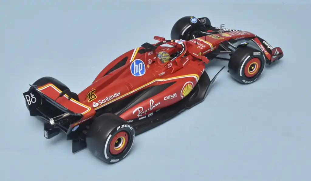 18Bburago Ferrari SF 24 winnaar Monza 2024 Leclerc 2