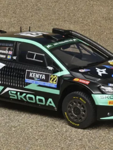 18ixo Skoda Fabia Rally2 WRC Safari Rally 2024 1