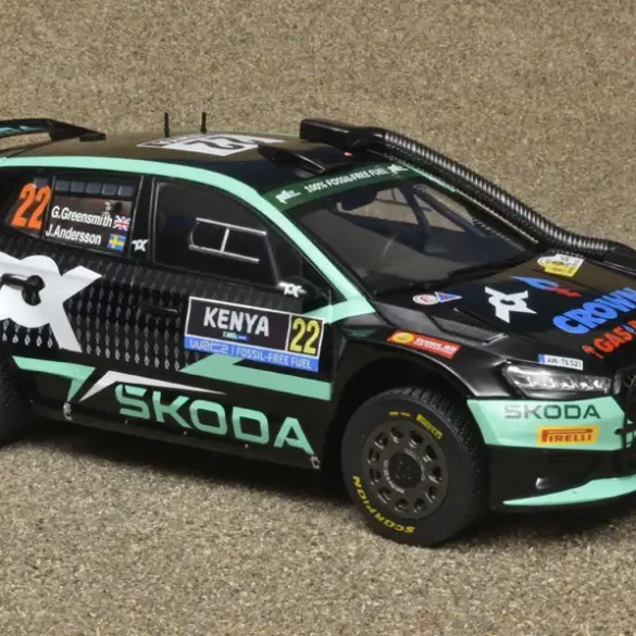 18ixo Skoda Fabia Rally2 WRC Safari Rally 2024 1