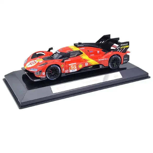 43Bburago Ferrari 499P winnaar Le Mans 2023 Guidi Calado Giovinazzi (01)