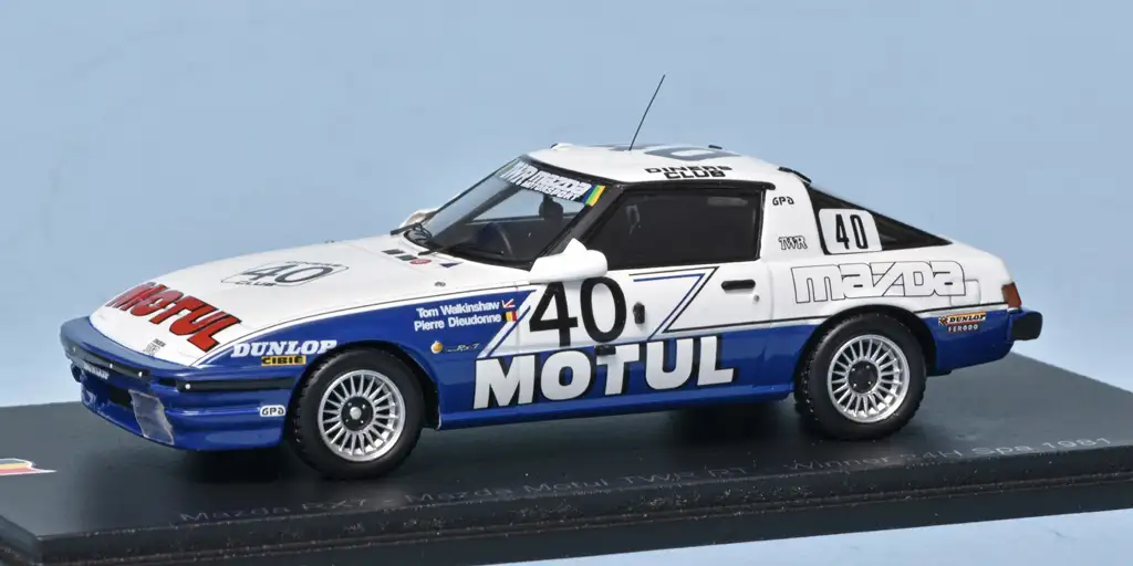 43spark Mazda RX7 TWR RT winner Spa 1981 Dieudonne+Walkinshaw 1