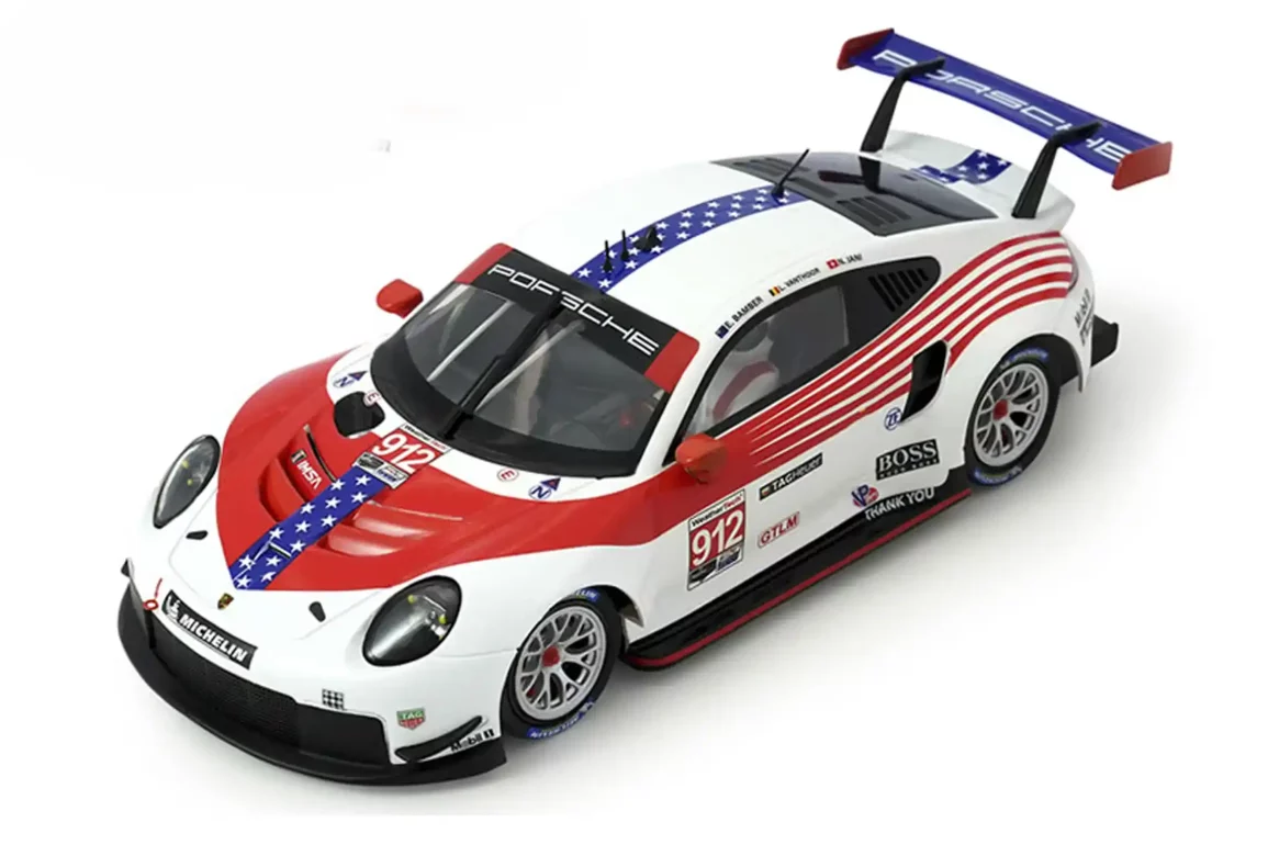 Scaleauto Porsche 911 991.2 GT3 RSR 12h Sebring 2020 N°912 SC 6296R