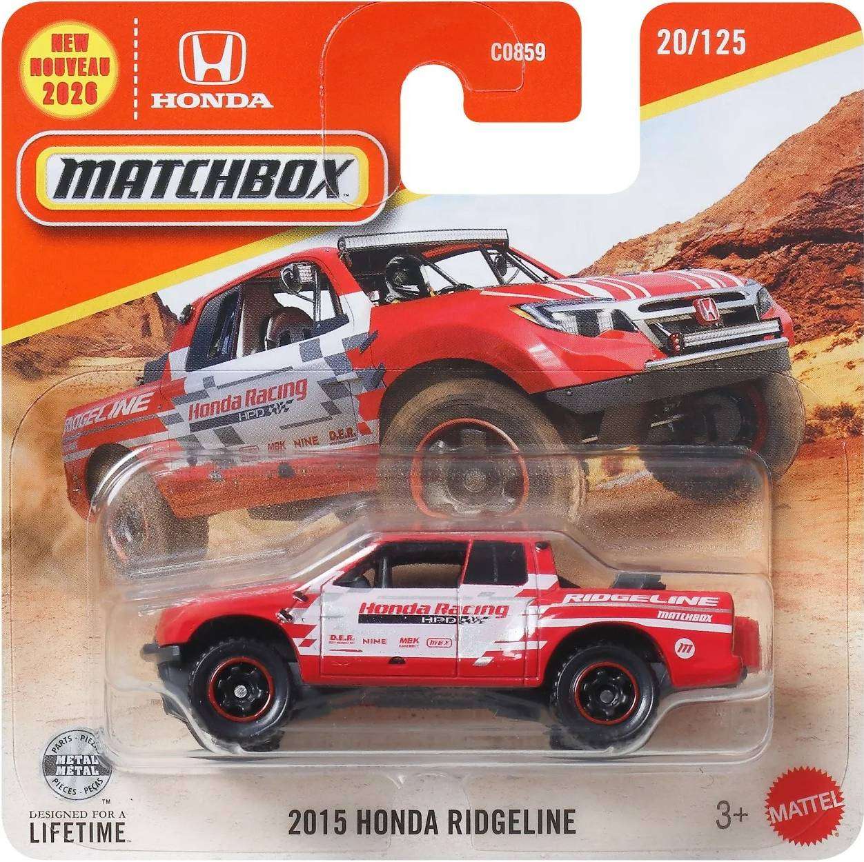 3 inch Matchbox Honda Ridgeline Baja 3 inch Matchbox Honda Ridgeline Baja
