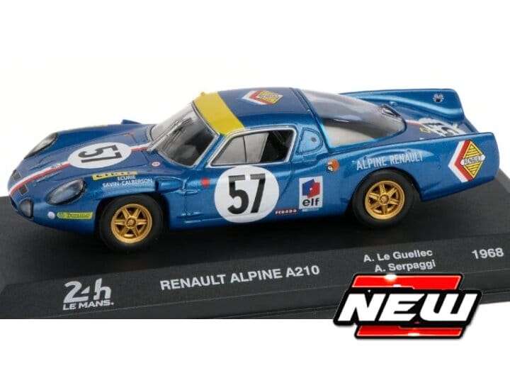 43Atlas Alpine Renault A210 nr. 57 Le Mans 1968