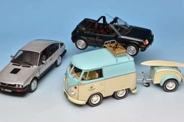 18solido VW Kool Kombi + Alfa GTV6 + Peugeot 205 1.6 CTi cabrio