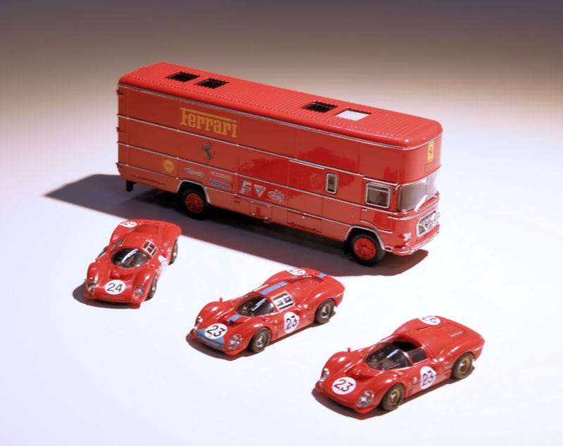 K INT AIM.Brekina 87.Ferrari transporter.