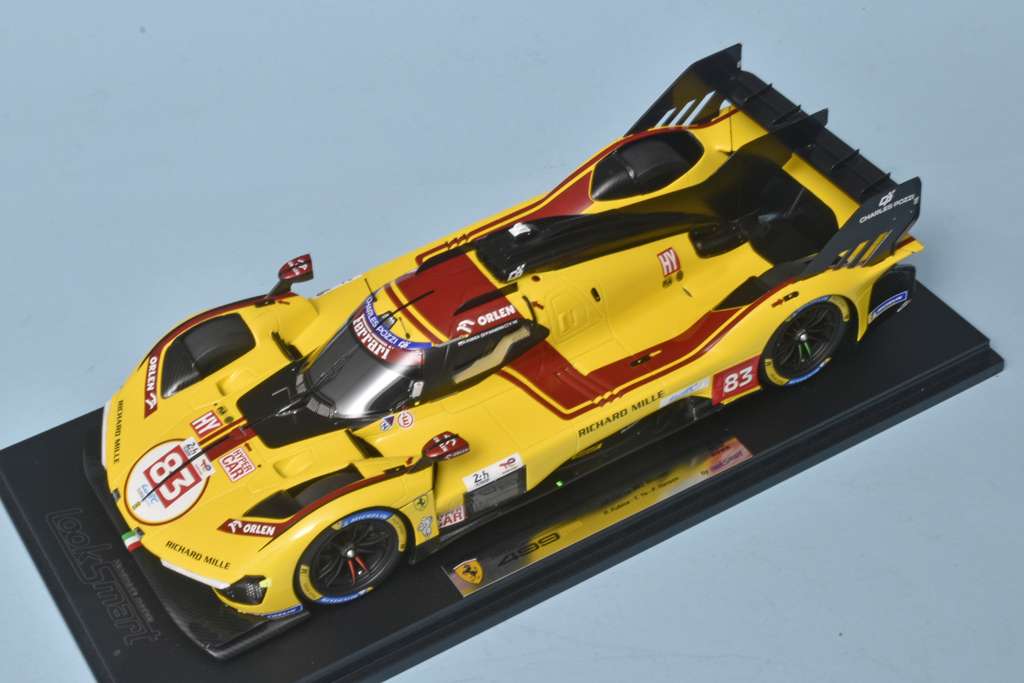 18Looksmart Ferrari 499P LM2025 Hanson + Kubica + Yifei 1