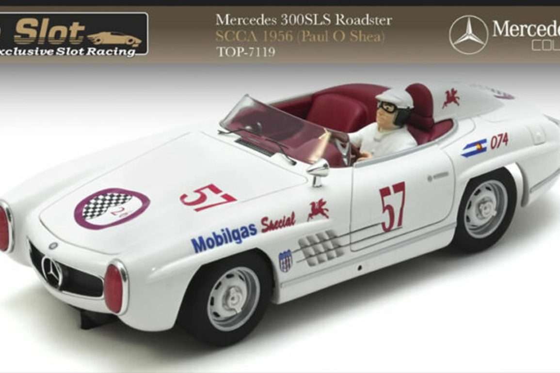 Top Slot – Mercedes 300SLS Roadster – SCCA 1956 Paul OShea – TOP 7119 800x421