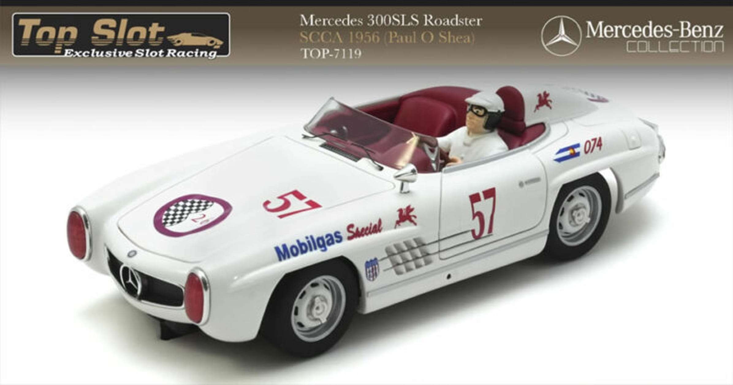 Mercedes 300SLS Roadster Mobilgas Special