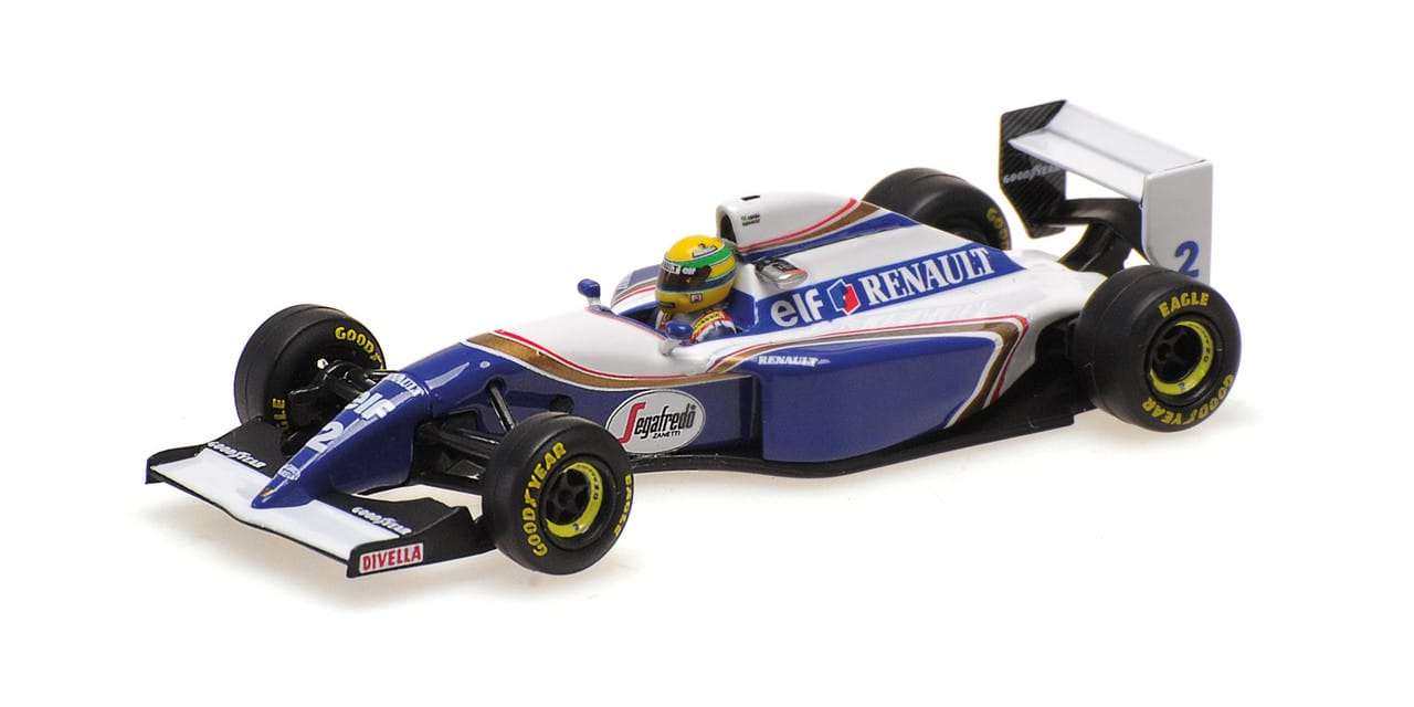 Senna in 1:64 bij Minichamps